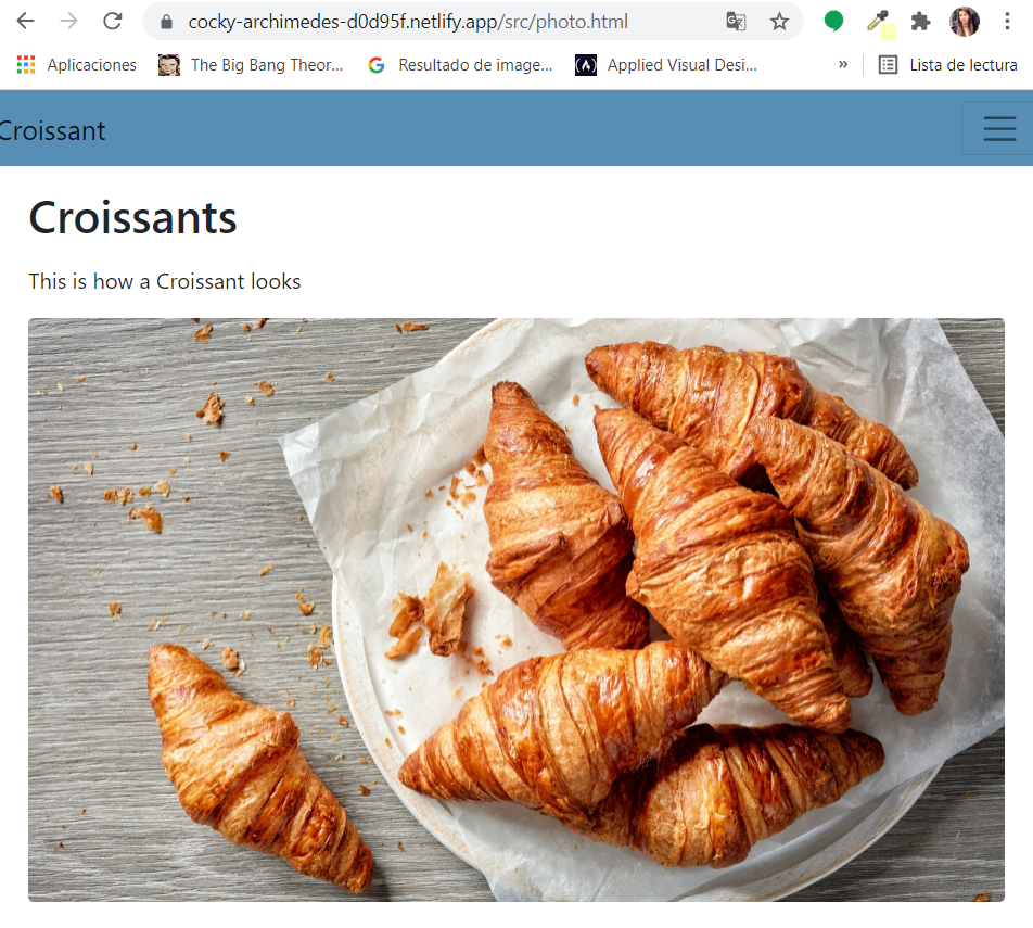 Croissant example project